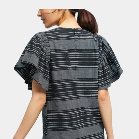 Anthropologie Moon River Denmark Tunic Dress Black Grey Size XS NWT - Picture 2 of 12